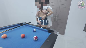 Gadis Thailand Naik Ke Meja Biliar… Dan Dihardcore Kencang! Suara Menggairahkan