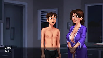 Kisah Musim Panas – Ibu Tiriku Yang Seksi Mengajakku Bercinta Dan Masturbasi Bersama – Bagian 3