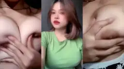 Toge Montok Menggoda Di Balik Baju Hijau Tiktok