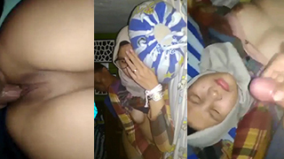 Gadis Berjilbab Yang Malu-malu Tapi Ganas, Minta Diberkahi Wajahnya Dengan Sperma Panas
