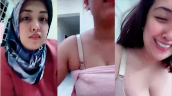 Ganti Baju Cuma Pake Kutang, Biar Dadanya Yang Jadi Tontonan Panas