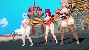 Gadis Virtual Mmd Rayakan Imlek Dengan Goyangan Menggoda