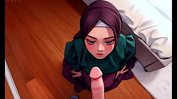 Gadis Muslimah Berhijab Tunduk Berlutut Dan Mengisap Kontolku Dengan Penuh Nafsu
