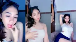 Belahan Payudara Basah Kakak Perempuan Menggoda Pasangan Mango