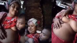 Pria Bangladesh Menggoda Tetangga, Mulutnya Menggila Di Payudara Ranumnya
