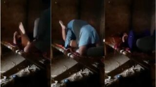 Goyangan Liar Pasangan Desa Di Gudang Jerami