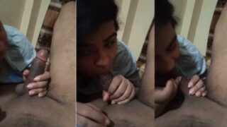 Gadis Muda Mengisap Kontol Paman Lewat Video Mms