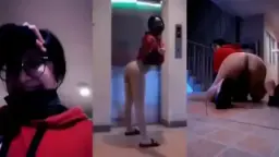 Abg Tiktok Viral, Cantik Banget, Pamer Tubuh Di Lorong Apartemen
