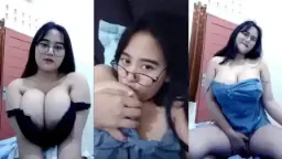 Acha Viral Cantik, Toket Brutal Menggoda Di Balik Kacamata