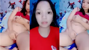 Mbak Nirmala Menggairahkan Dengan Dua Jari Di Dreamlive