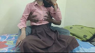 Cewek Kuliahan India Digebukin Kontol Pacar Di Kamar, Crot Penuh