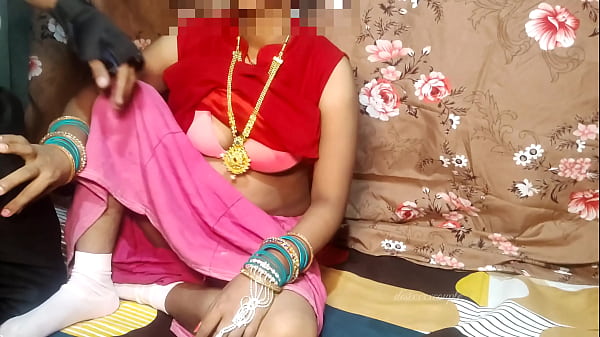 Bini Desi Pakai Baju Merah, Suami Gak Sabar Crot Di Dalem
